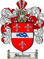 Shellnut coat of arms family crest download