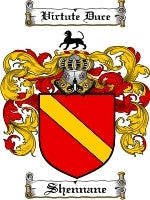 Shennane coat of arms family crest download