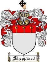 Sheppeard coat of arms family crest download