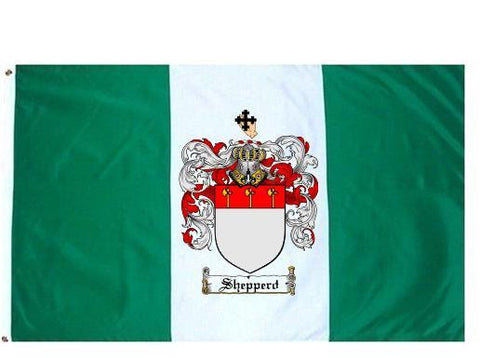 Shepperd family crest coat of arms flag