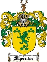 Sheridin coat of arms family crest download