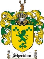 Sheridon coat of arms family crest download