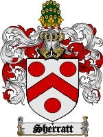 Sherratt coat of arms family crest download