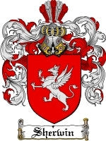 Sherwin coat of arms family crest download