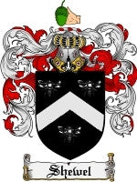Shewel coat of arms family crest download