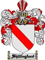 Shillingford coat of arms family crest download