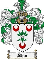 Shin coat of arms family crest download