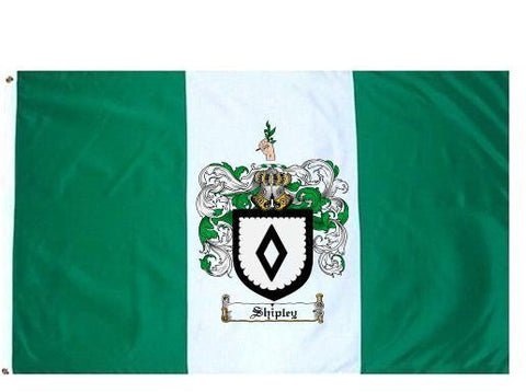 Shipley family crest coat of arms flag