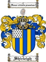 Shirleigh coat of arms family crest download