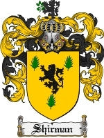 Shirman coat of arms family crest download