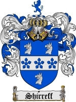 Shirreff coat of arms family crest download