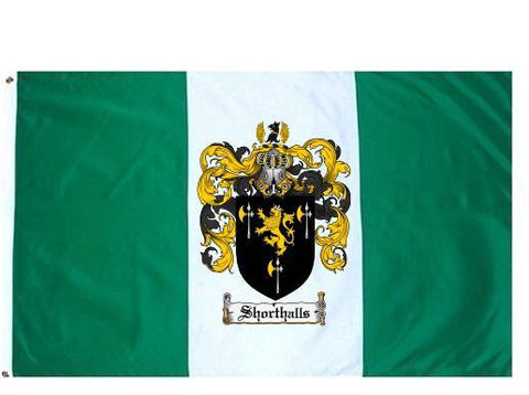 Shorthalls family crest coat of arms flag