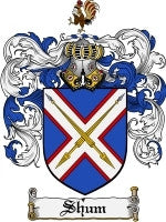 Shum coat of arms family crest download