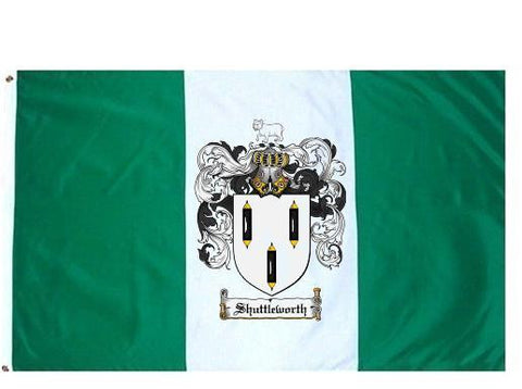 Shuttleworth family crest coat of arms flag