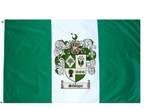 Siddiqui family crest coat of arms flag