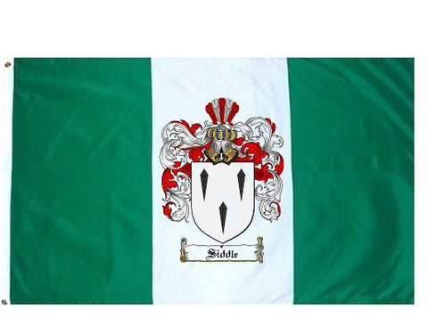 Siddle family crest coat of arms flag