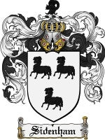 Sidenham coat of arms family crest download