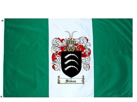 Siders family crest coat of arms flag