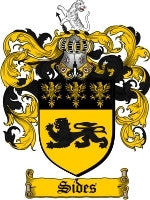 Sides coat of arms family crest download