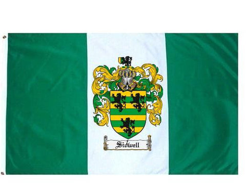 Sidwell family crest coat of arms flag