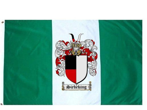 Siebeking family crest coat of arms flag