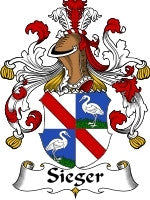 Sieger coat of arms family crest download