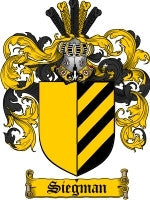 Siegman coat of arms family crest download