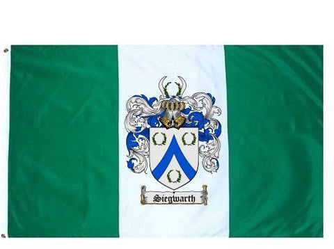 Siegwarth family crest coat of arms flag