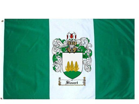Sievert family crest coat of arms flag