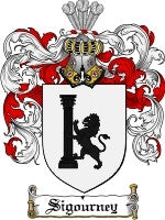 Sigourney coat of arms family crest download