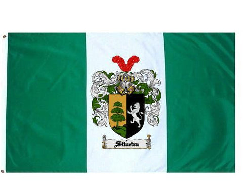 Silveira family crest coat of arms flag
