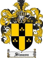 Simeon coat of arms family crest download