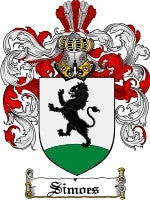 Simoes coat of arms family crest download