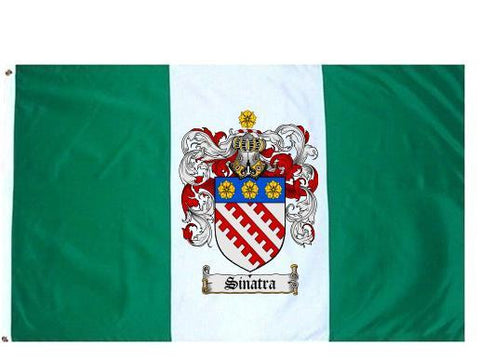 Sinatra family crest coat of arms flag