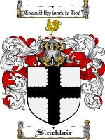 Sincklair coat of arms family crest download