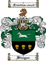 Singar coat of arms family crest download