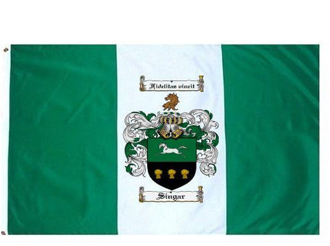 Singar family crest coat of arms flag