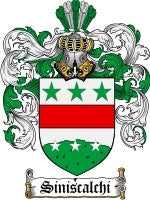 Siniscalchi coat of arms family crest download