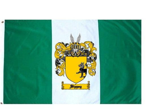 Sippey family crest coat of arms flag