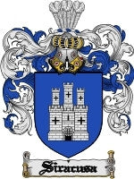 Siracusa coat of arms family crest download