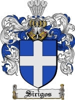 Sirigos coat of arms family crest download