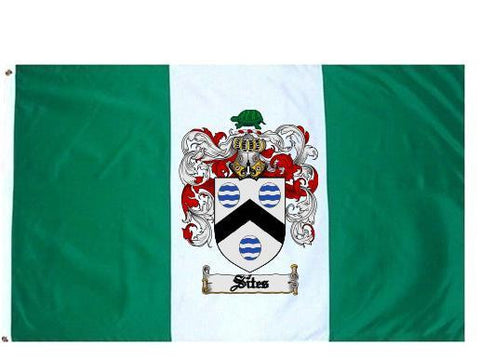 Sites family crest coat of arms flag