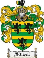 Sittwell coat of arms family crest download