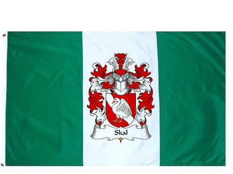Skal family crest coat of arms flag