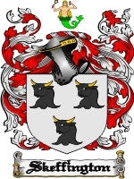 Skeffington coat of arms family crest download