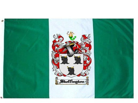 Skeffington family crest coat of arms flag