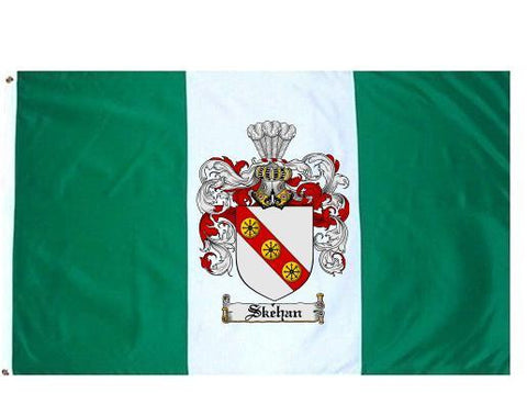 Skehan family crest coat of arms flag
