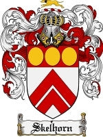 Skelhorn coat of arms family crest download