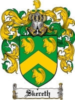 Skereth coat of arms family crest download
