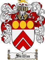 Skillim coat of arms family crest download